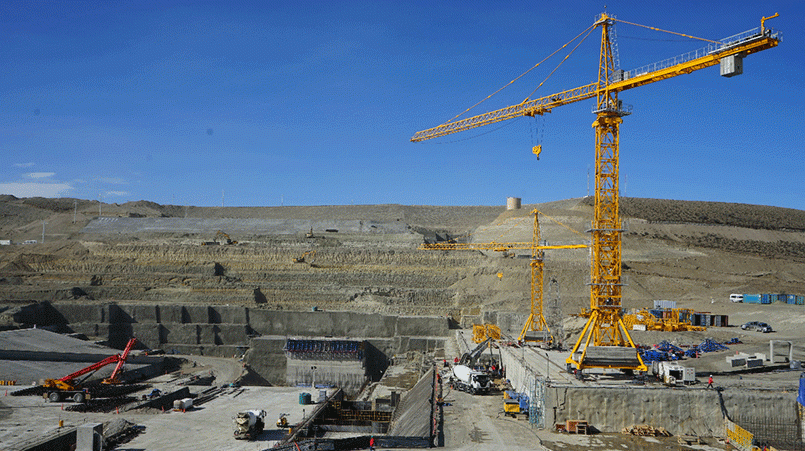 Argentiniens Santa Cruz River Hydroelctric Power Station
